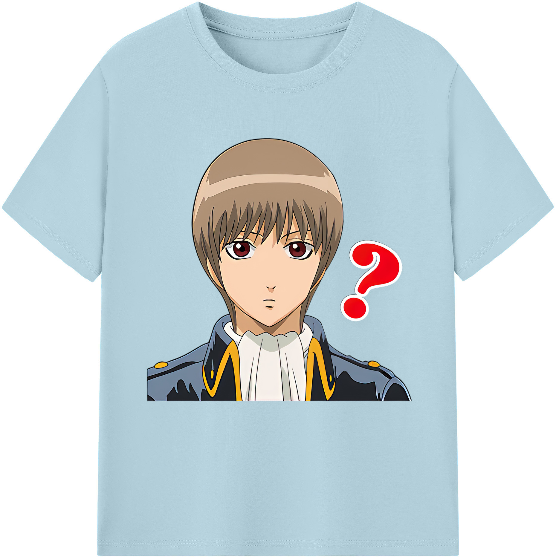 （画像用） ぎんたま 坂田銀時（さかたぎんとき） 神楽 志村新八（しむら しんぱち） GINTAMA Sakata Gintoki Kagura Shimura Shinpachi 綿100％半袖Tシャツ（フロントプリント）